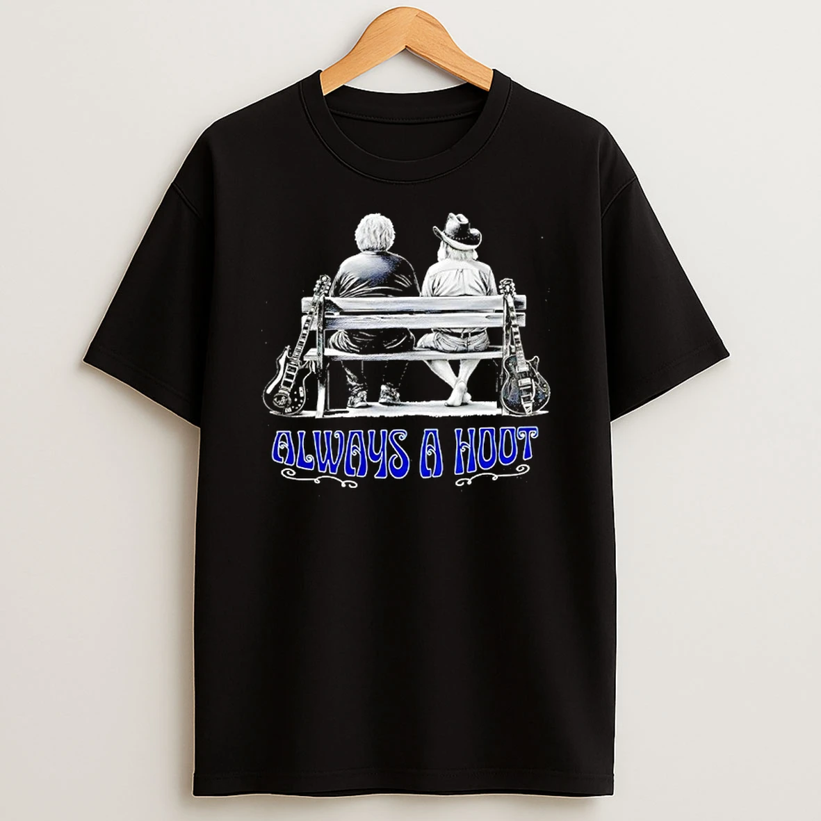 Jerry Garcia And Bob Weir Grateful Dead Always A Hoot Rip T Shirt