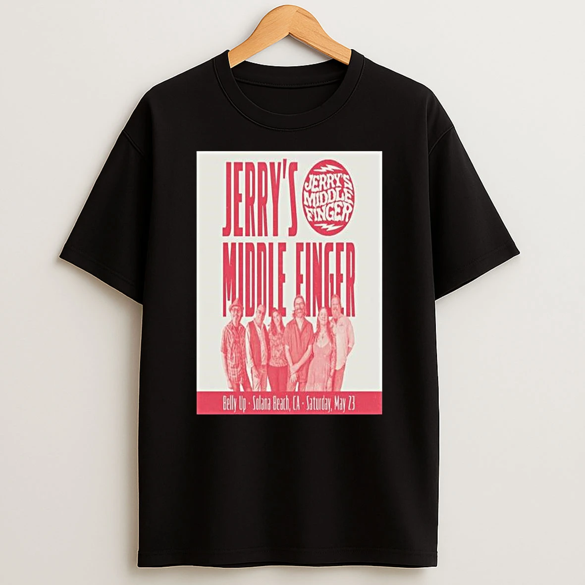 Jerrys Middle Finger Solana Beach Ca May 23 2026 Concert T Shirt