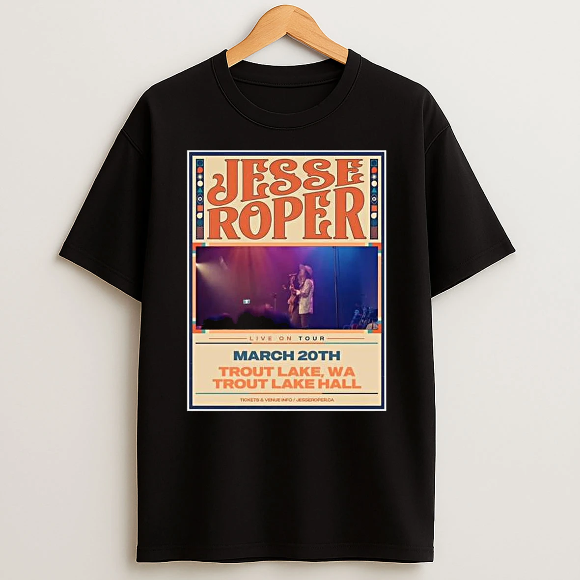 Jesse Roper Trout Lake Wa March 20 2026 Concert T Shirt