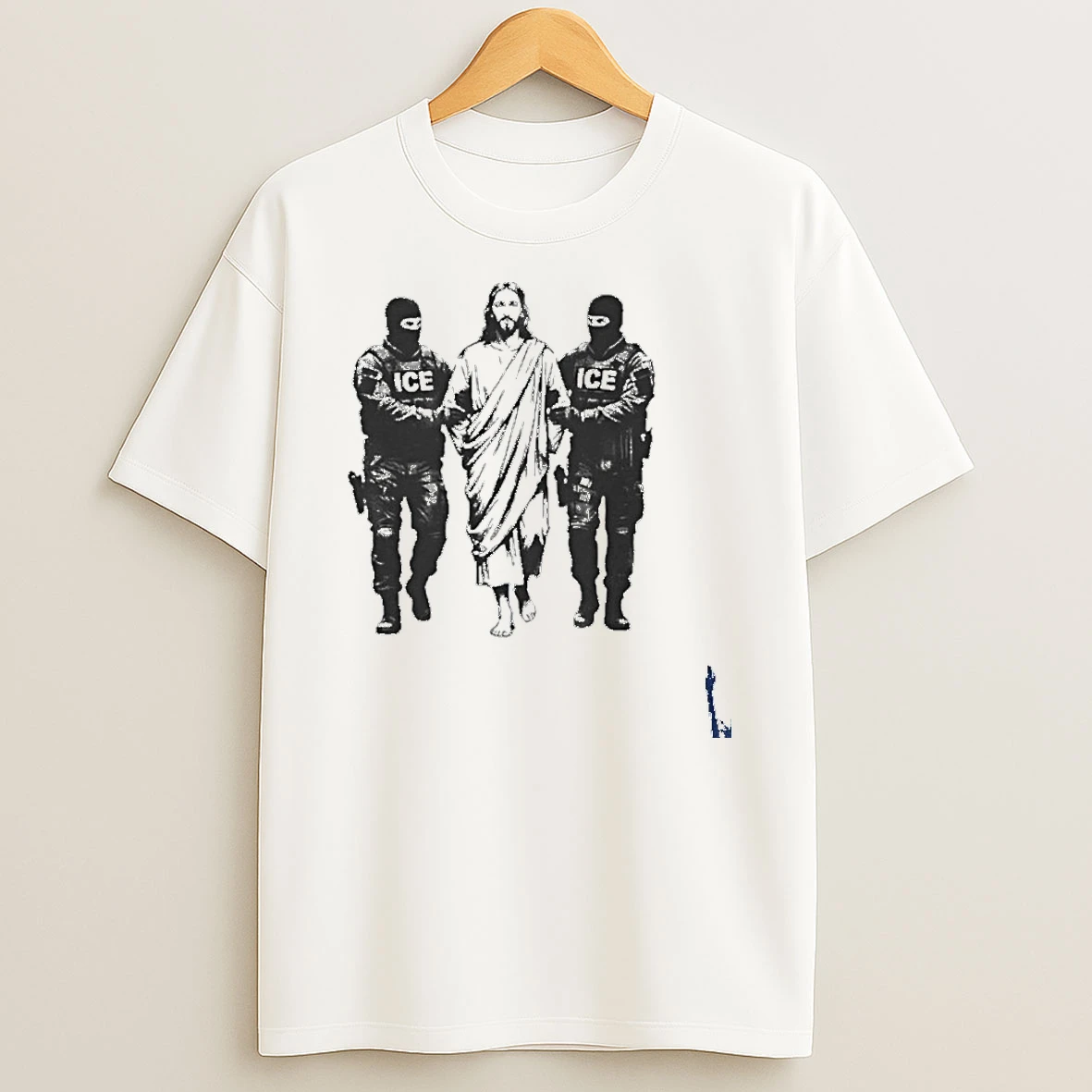 Jesus Arrested Anti Ice T Shirt