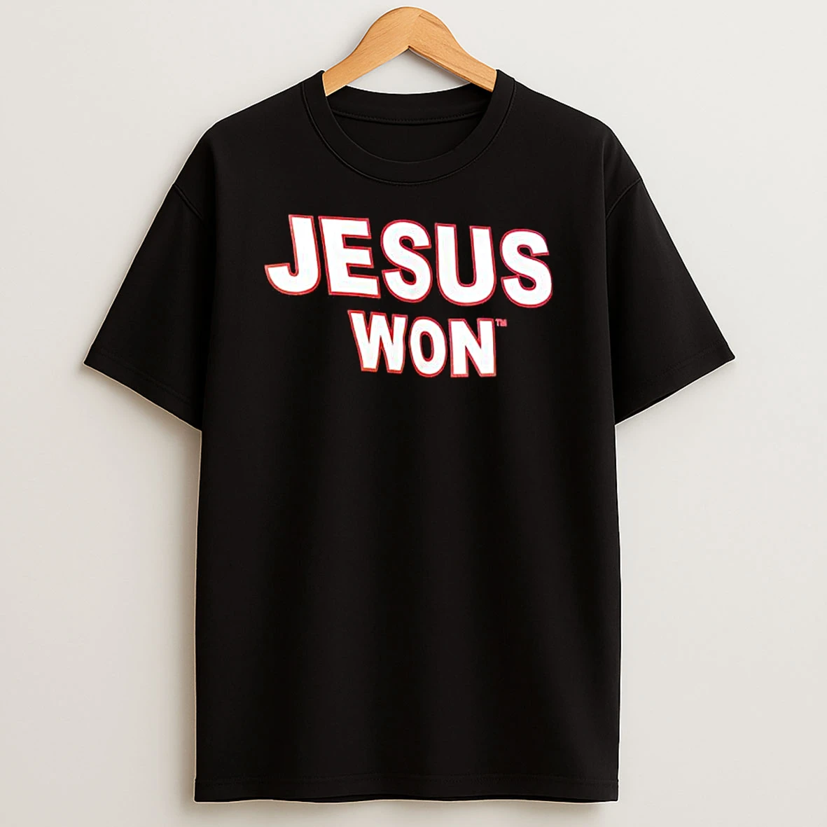 Jesus Won Save Baseball Graphic T Shirt