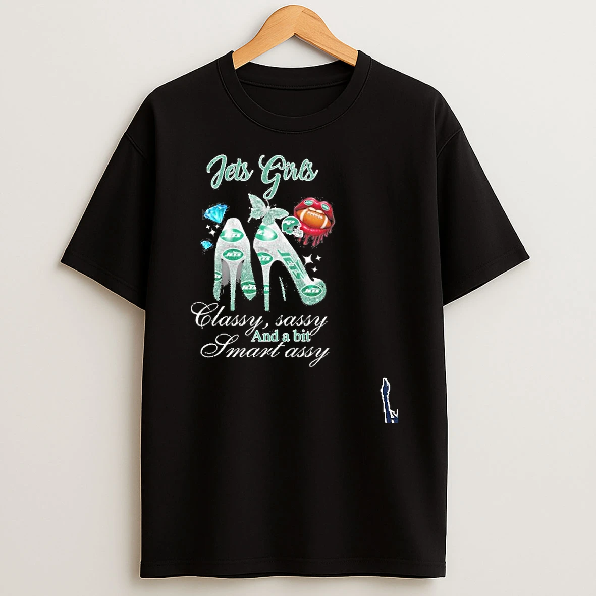 Jets Girls High Heels Classy Sassy And A Bit Smart Assy Lip T Shirt