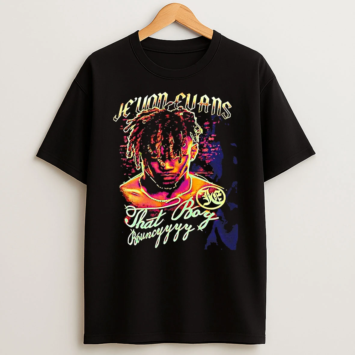 Jevon Evans Wwe That Boy Bouncy Big Face T Shirt