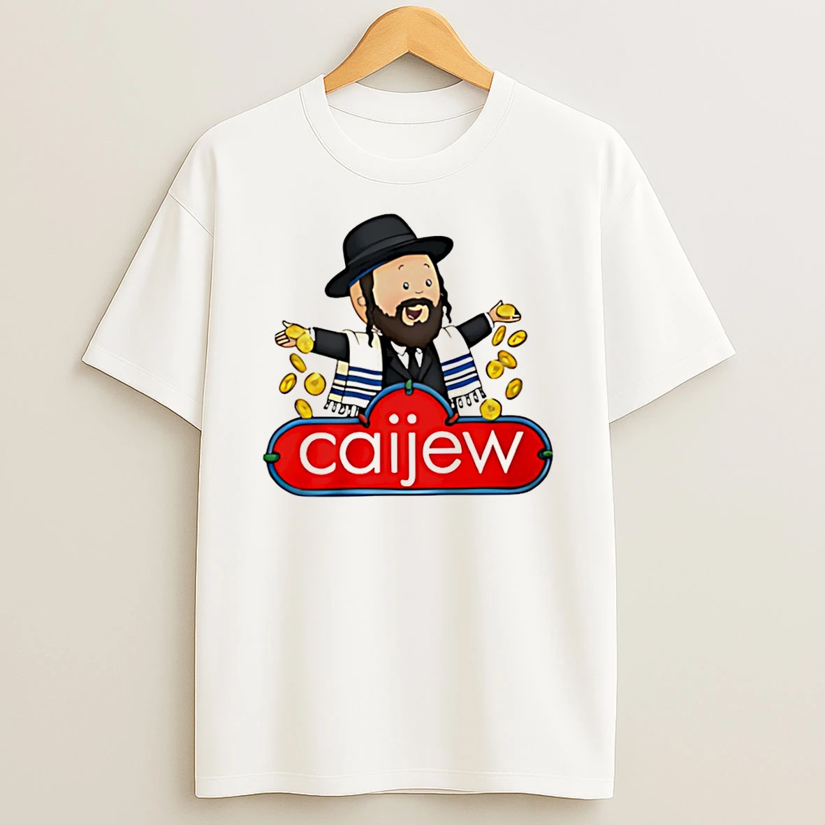 Jewish Caijew Meme Logo T Shirt