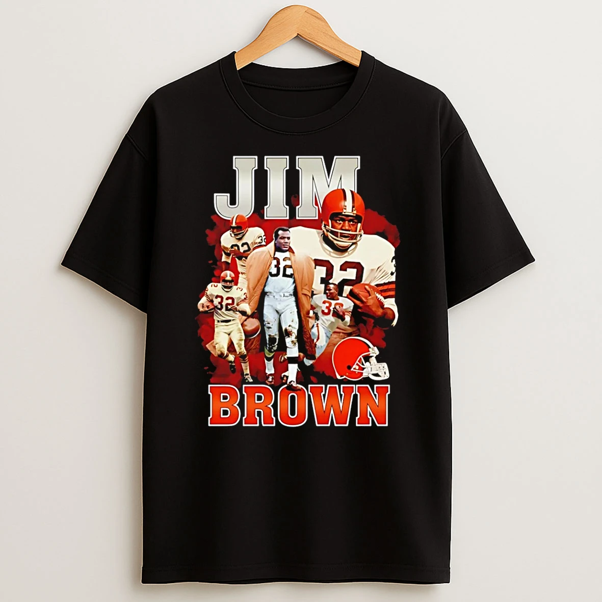 Jim Brown Cleveland Browns Vintage 90s 2026 T Shirt