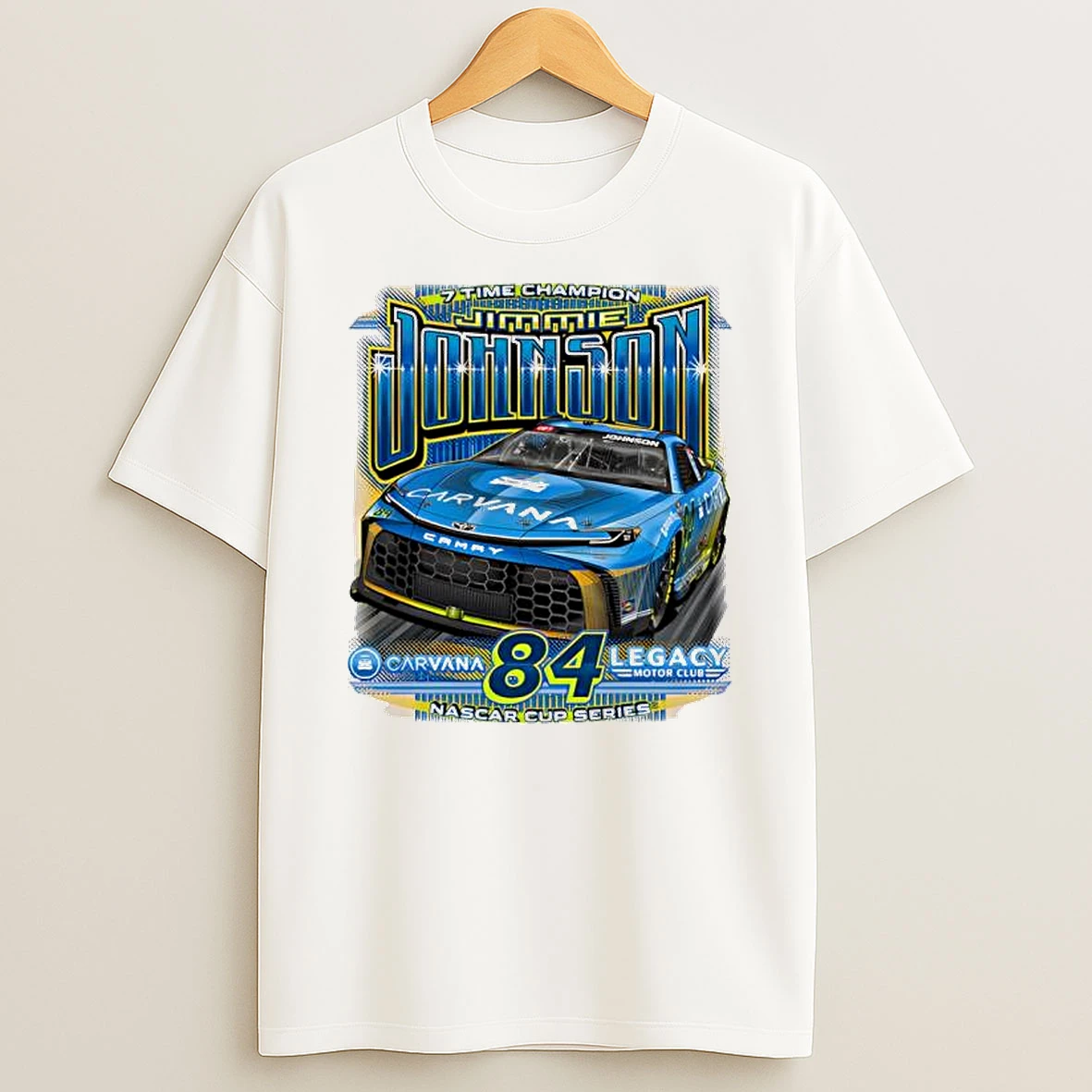 Jimmie Johnson Classic Ink Carvana Nascar Cup Series T Shirt