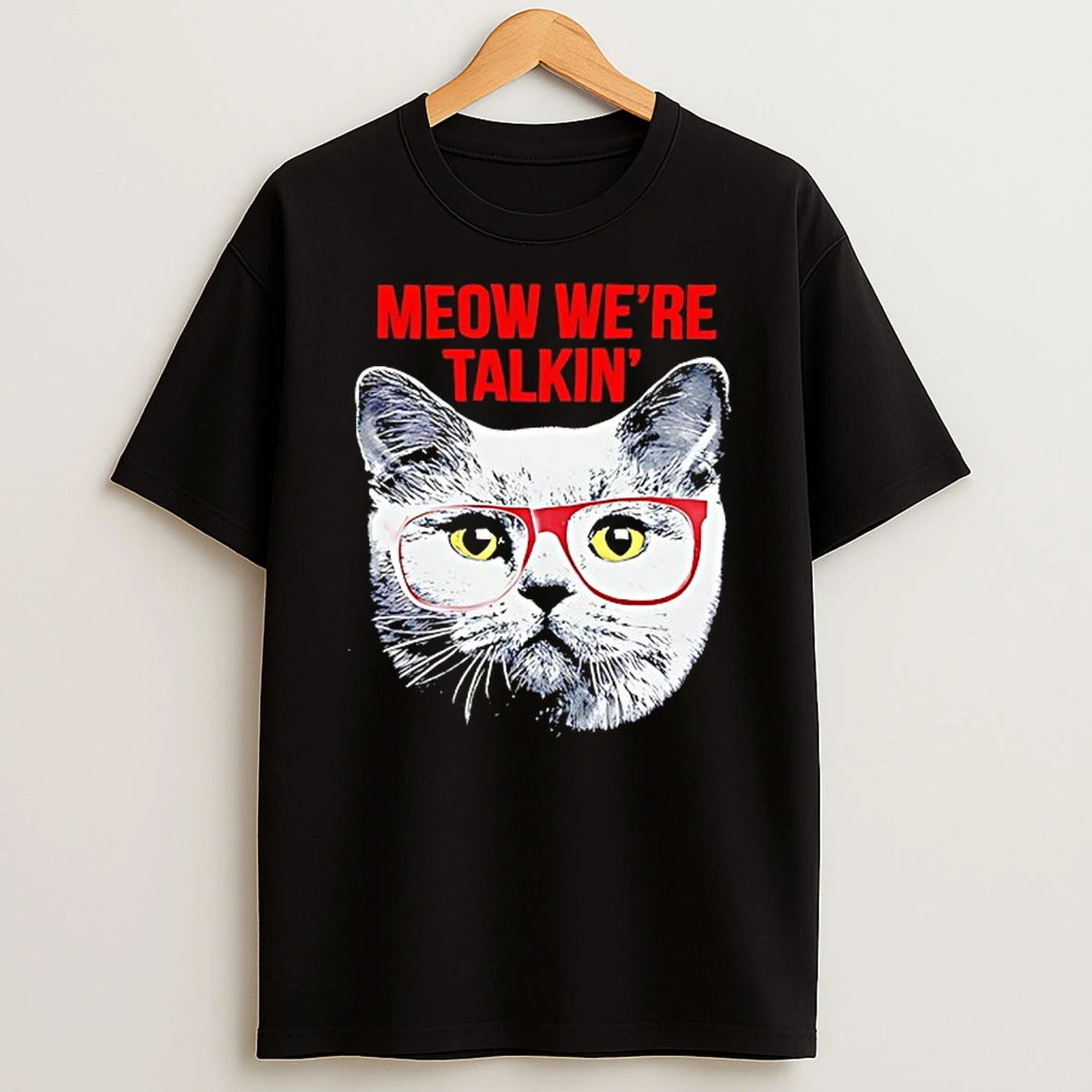 Joey Bragg Wearing Cat Meow Were Talkin T Shirt