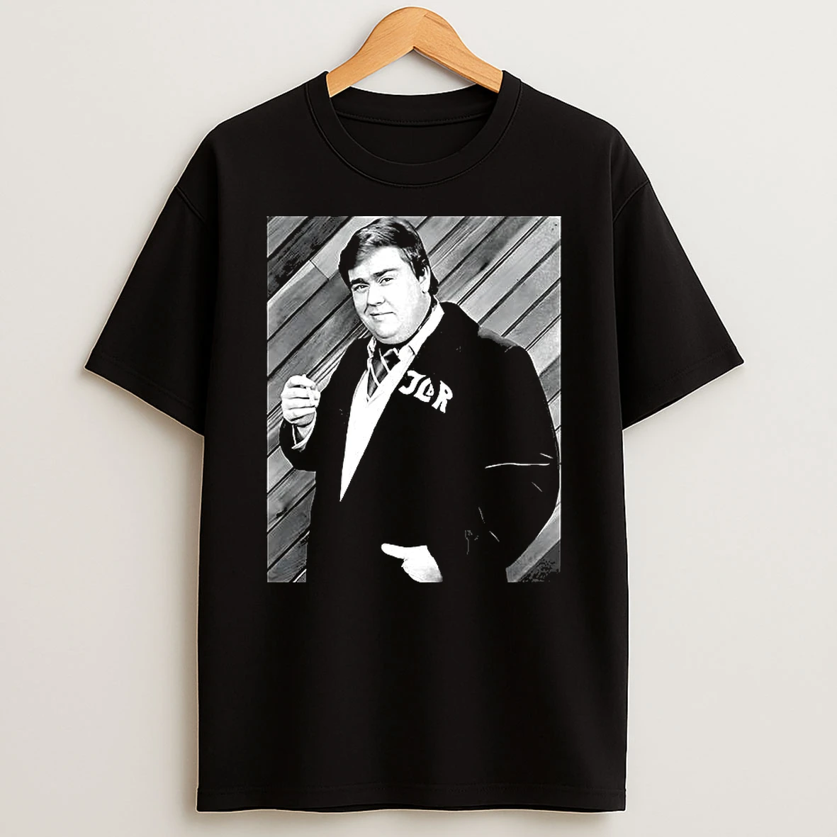 John Candy As Johnny Larue Sctv 1981 Retro T Shirt
