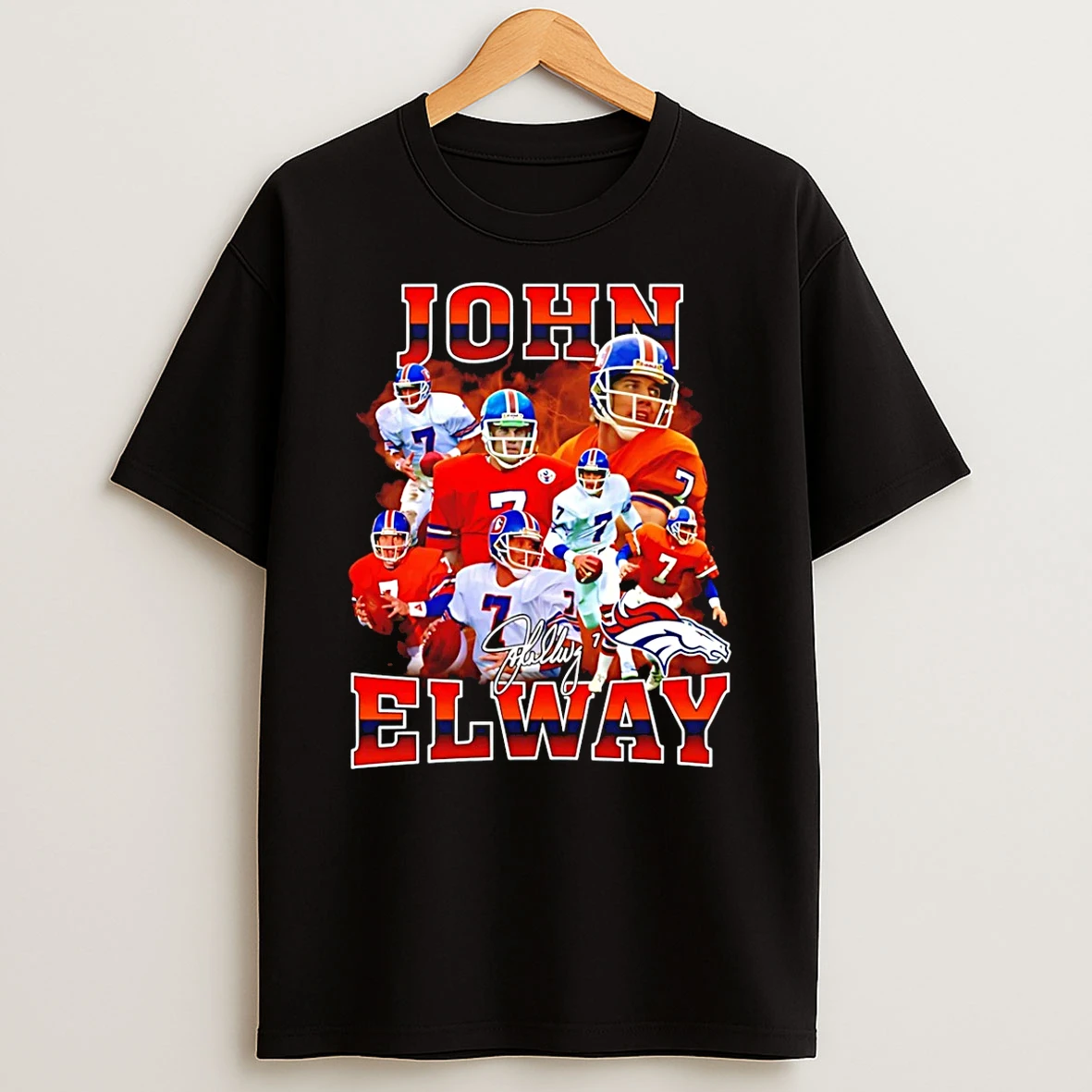 John Elway Denver Broncos Vintage 90s 2026 T Shirt