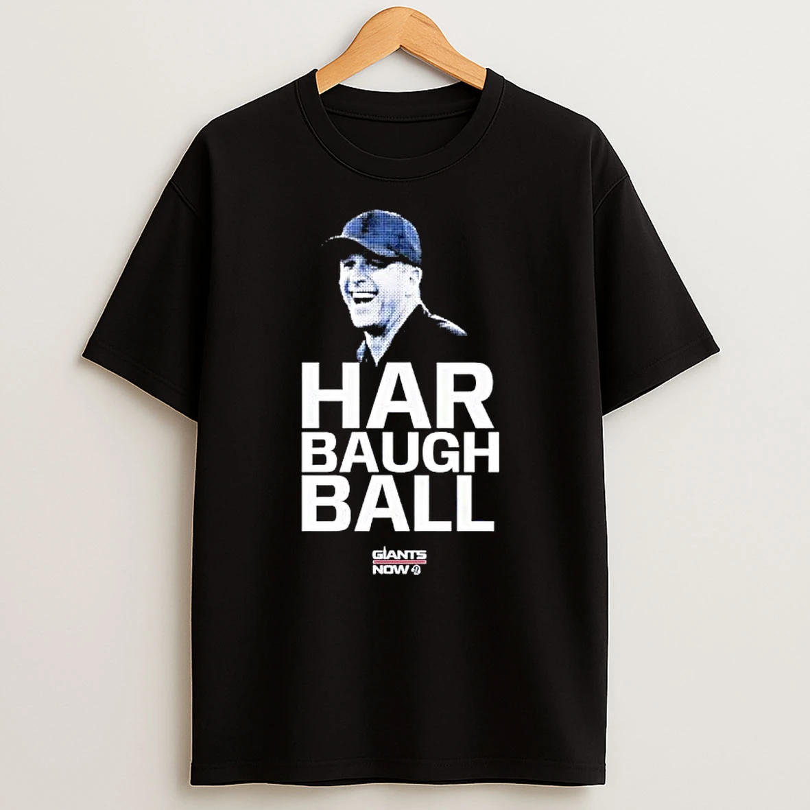 John Harbaugh Ball Ney York Gaints Coach T Shirt