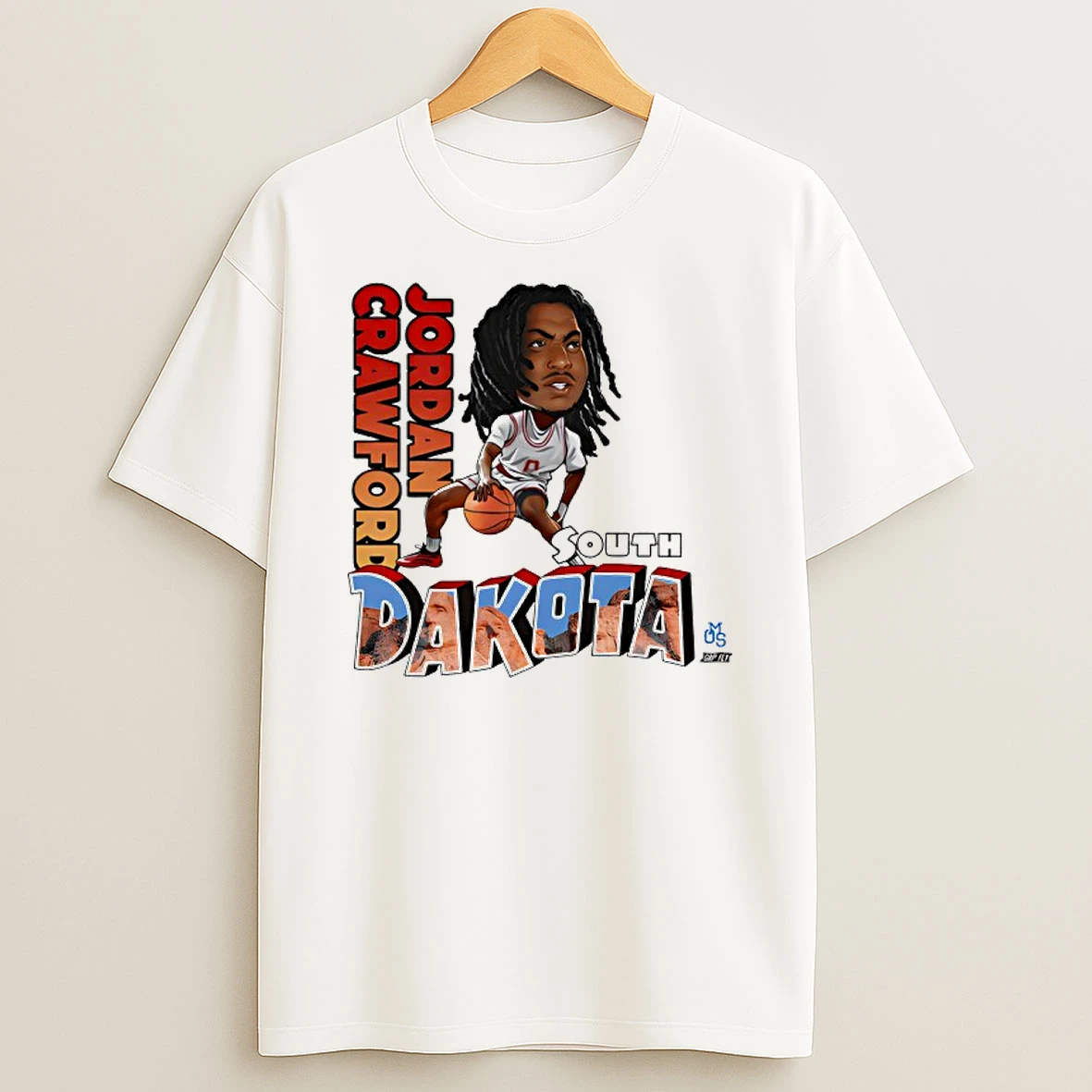 Jordan Crawford South Dakota T Shirt
