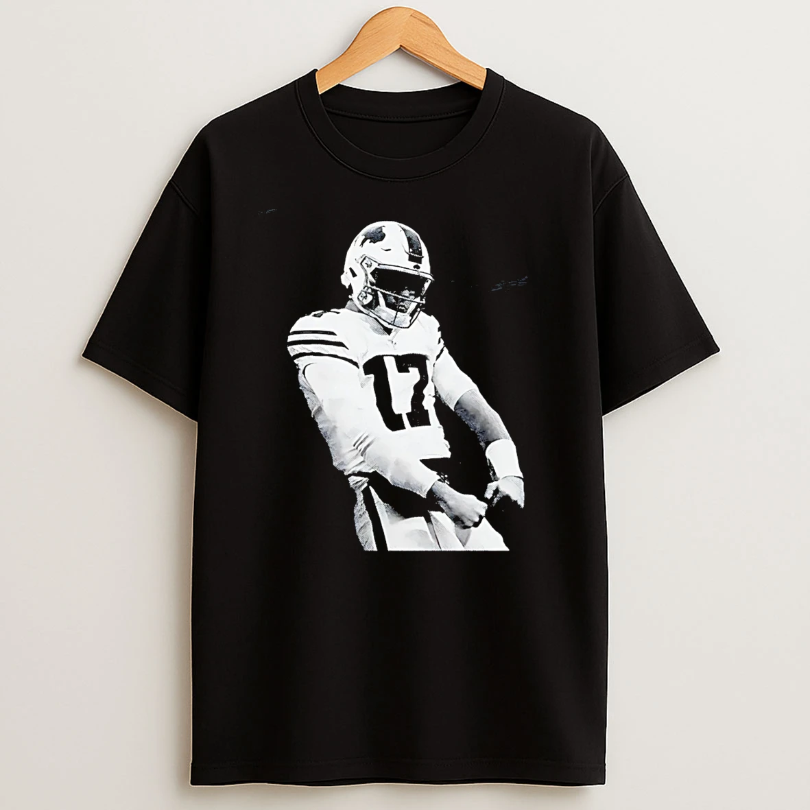 Josh Allen 17 Buffalo Bills Flex Hey Ey Ey Ey T Shirt