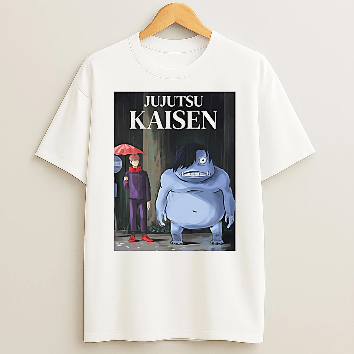 Jujutsu Kaisen My Neighbor Totoro Parody Circle T Shirt