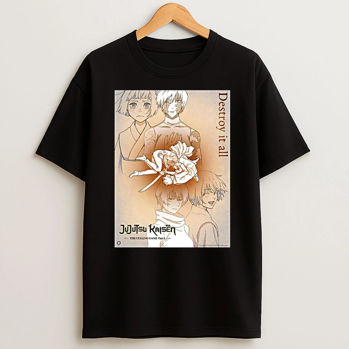 Jujutsu Kaisen The Culling Game Part 1 Mai And Maki Destroy It All T Shirt