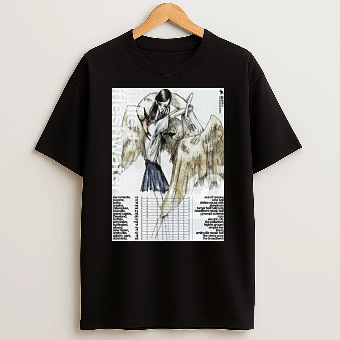 Julie Band Featuring Fleshwater Us Tour 2026 Schedule Venue Tour Dates T Shirt