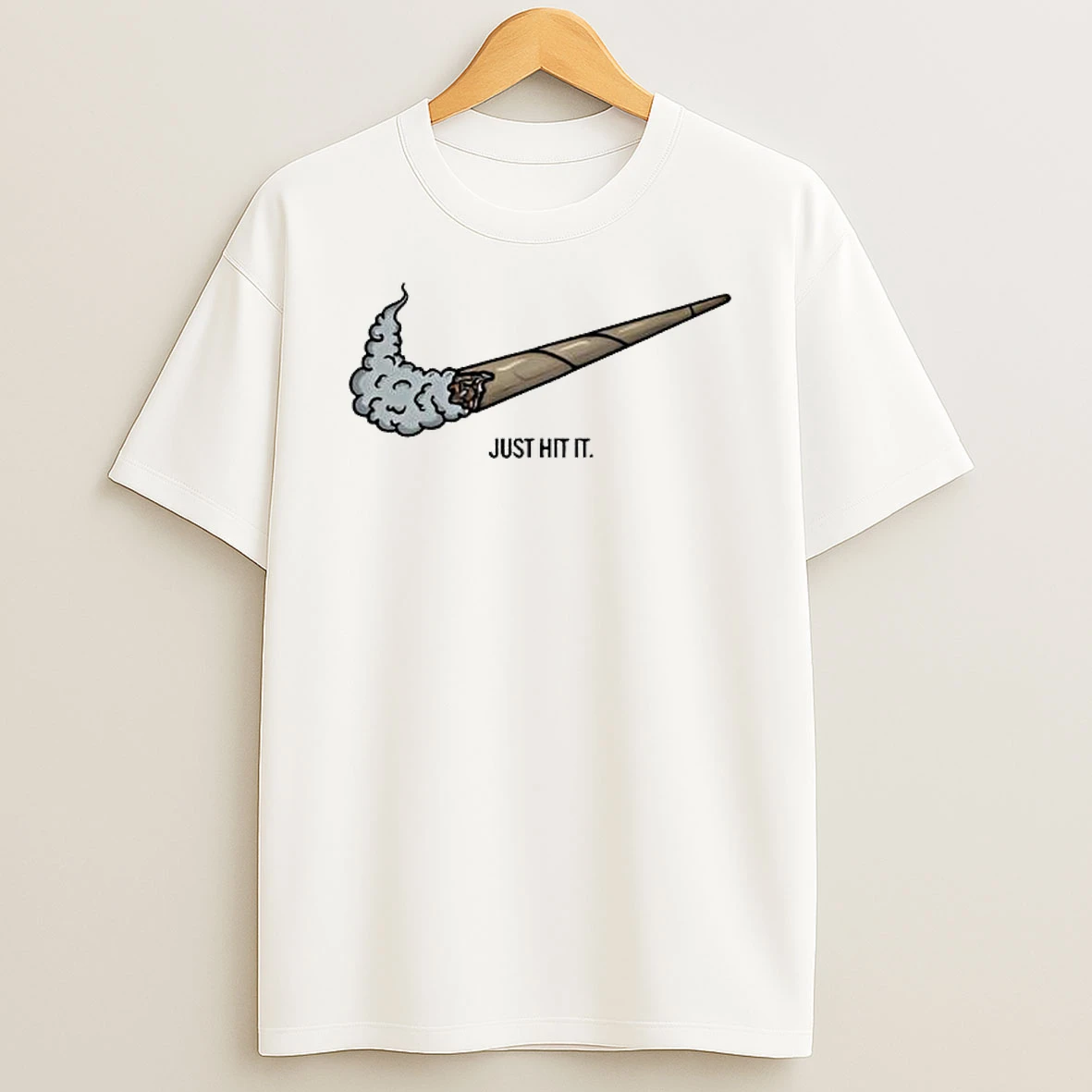 Just Hit It Funny Parody T Shirt