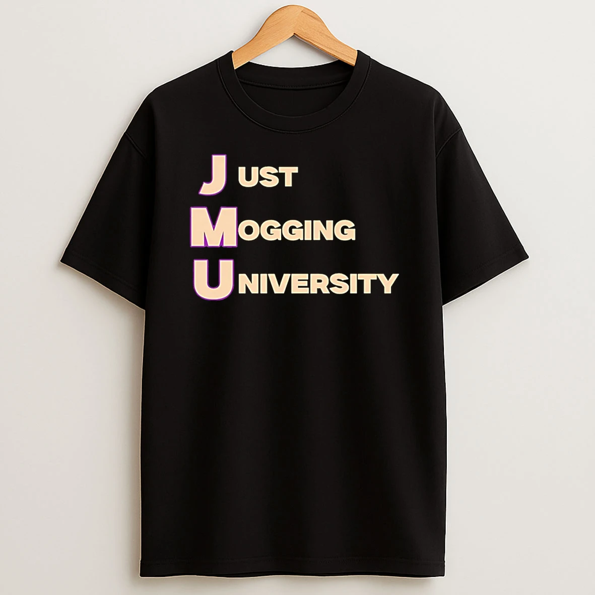 Just Mogging University Jmu Football T Shirt