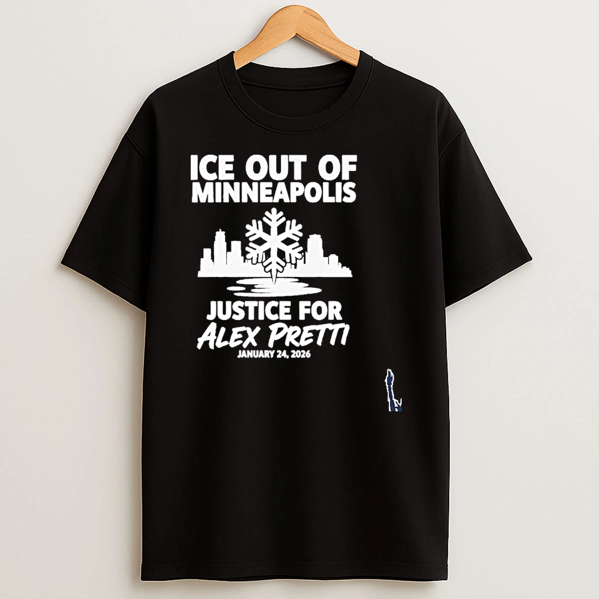 Justice For Alex Pretti Murdered By Ice In Minneapolis Anti Ice T Shirt