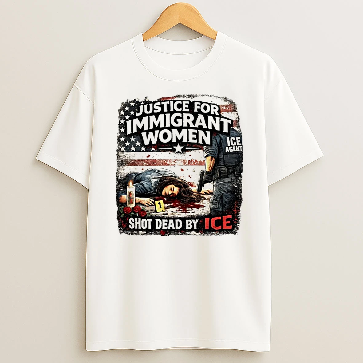 Justice For Immigrant Women Shot Dead By Ice T Shirt