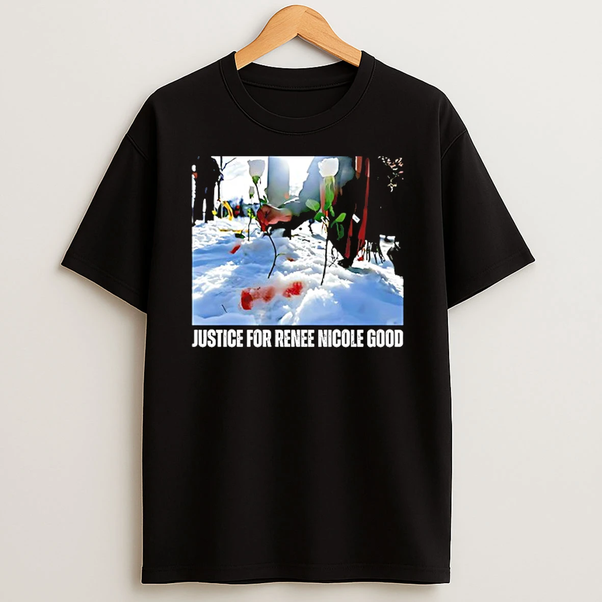 Justice For Renee Nicole Good Ice Out Of Minneapolis Photo T Shirt