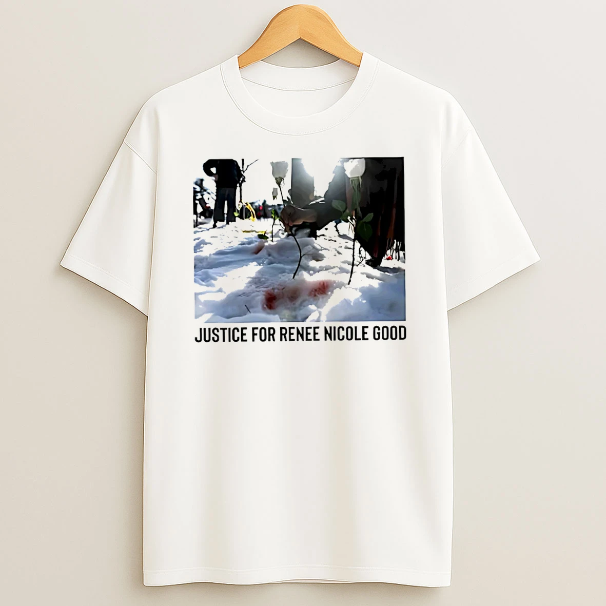 Justice For Renee Nicole Good Minneapolis Protest Photo T Shirt