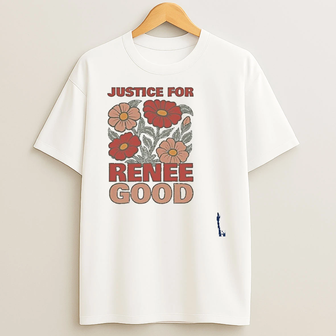 Justice For Renee Nicole Good Retro Flower T Shirt