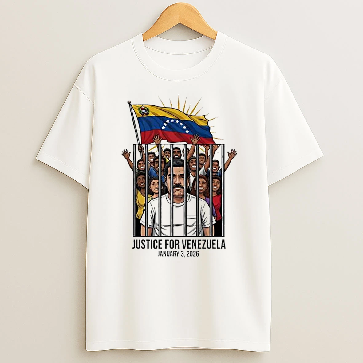 Justice For Venezuela January 3rd 2026 Graphic T Shirt