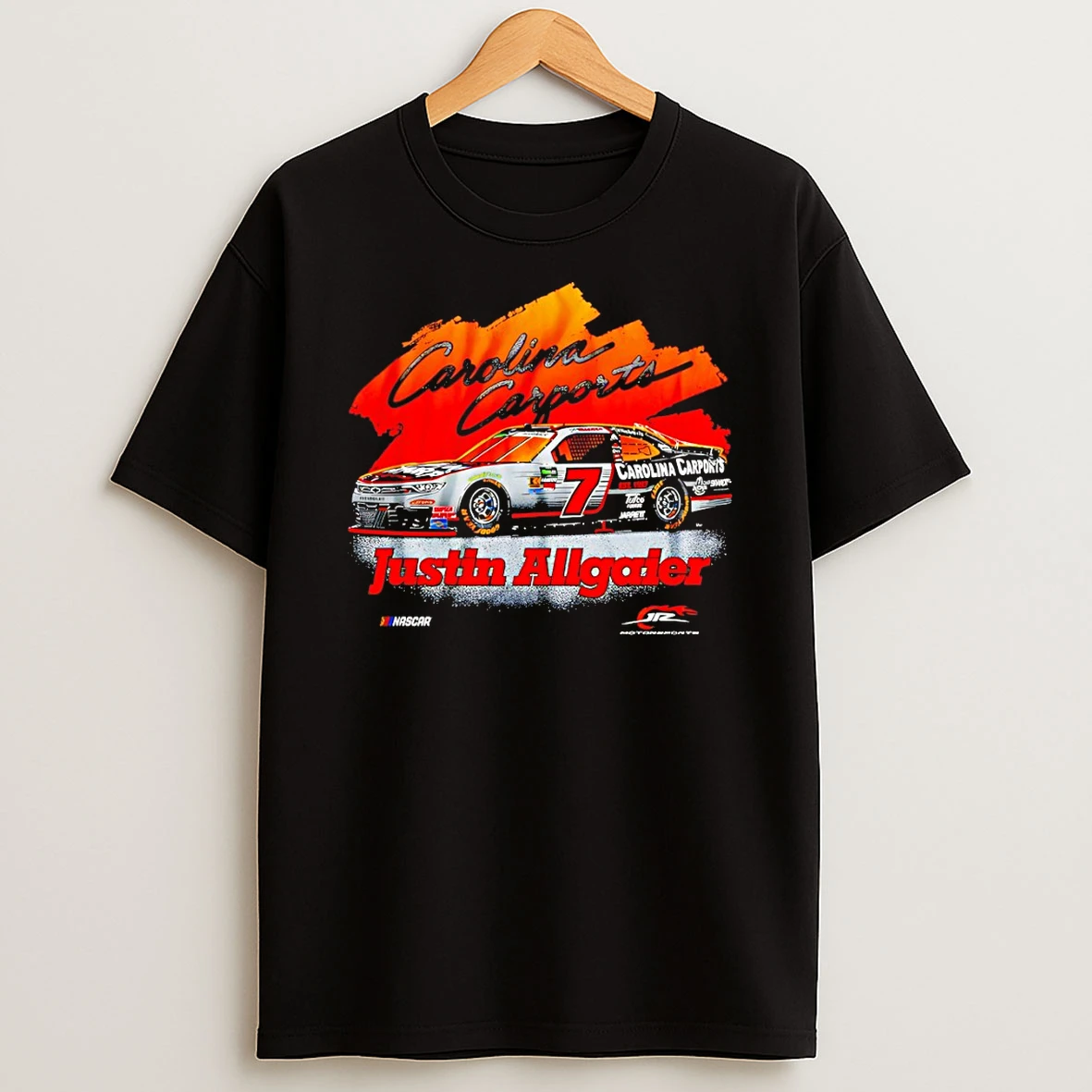 Justin Allgaier 7 Carolina Carports Racing Tour T Shirt