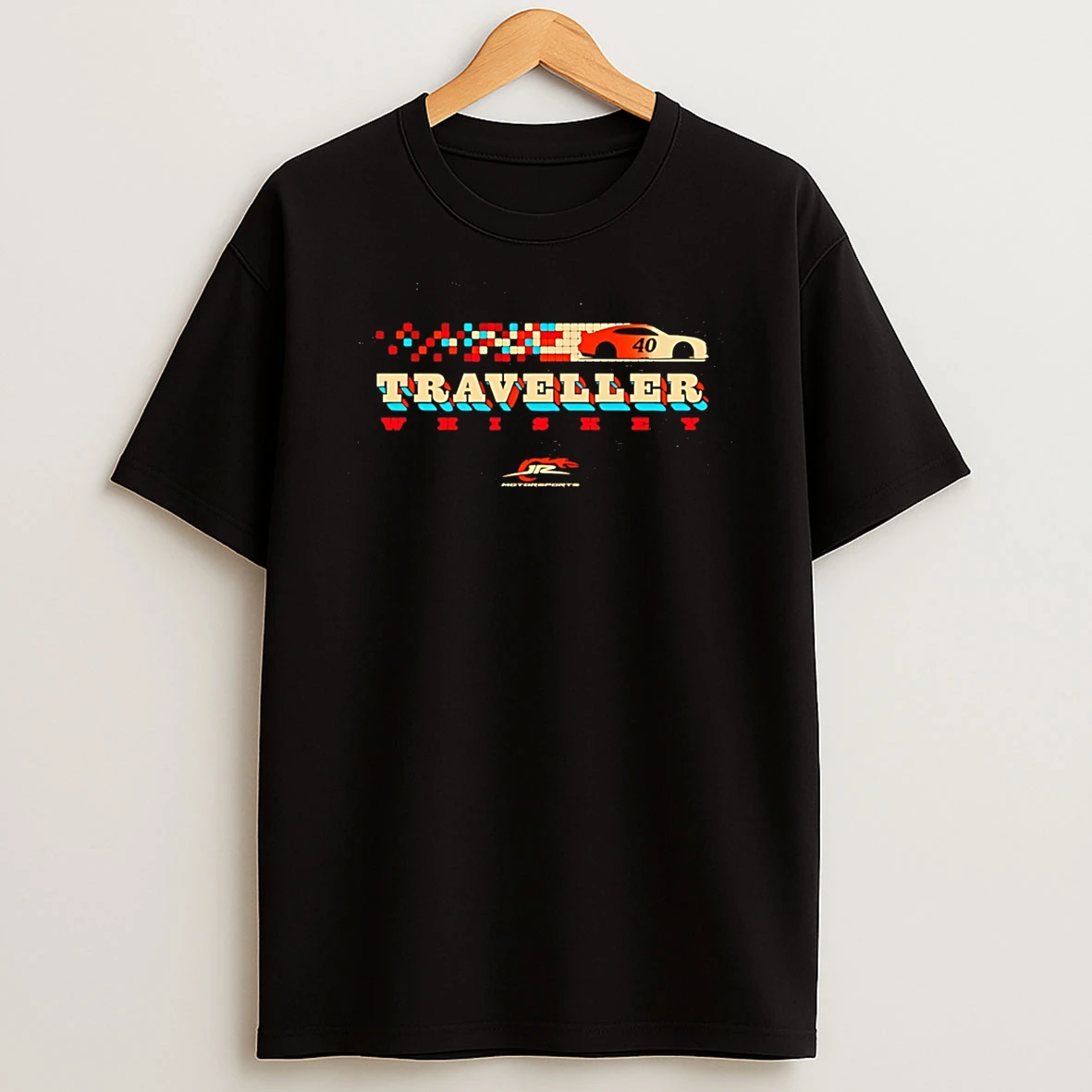 Justin Allgaier Jr Motorsports Traveller Whiskey 40 Logo T Shirt