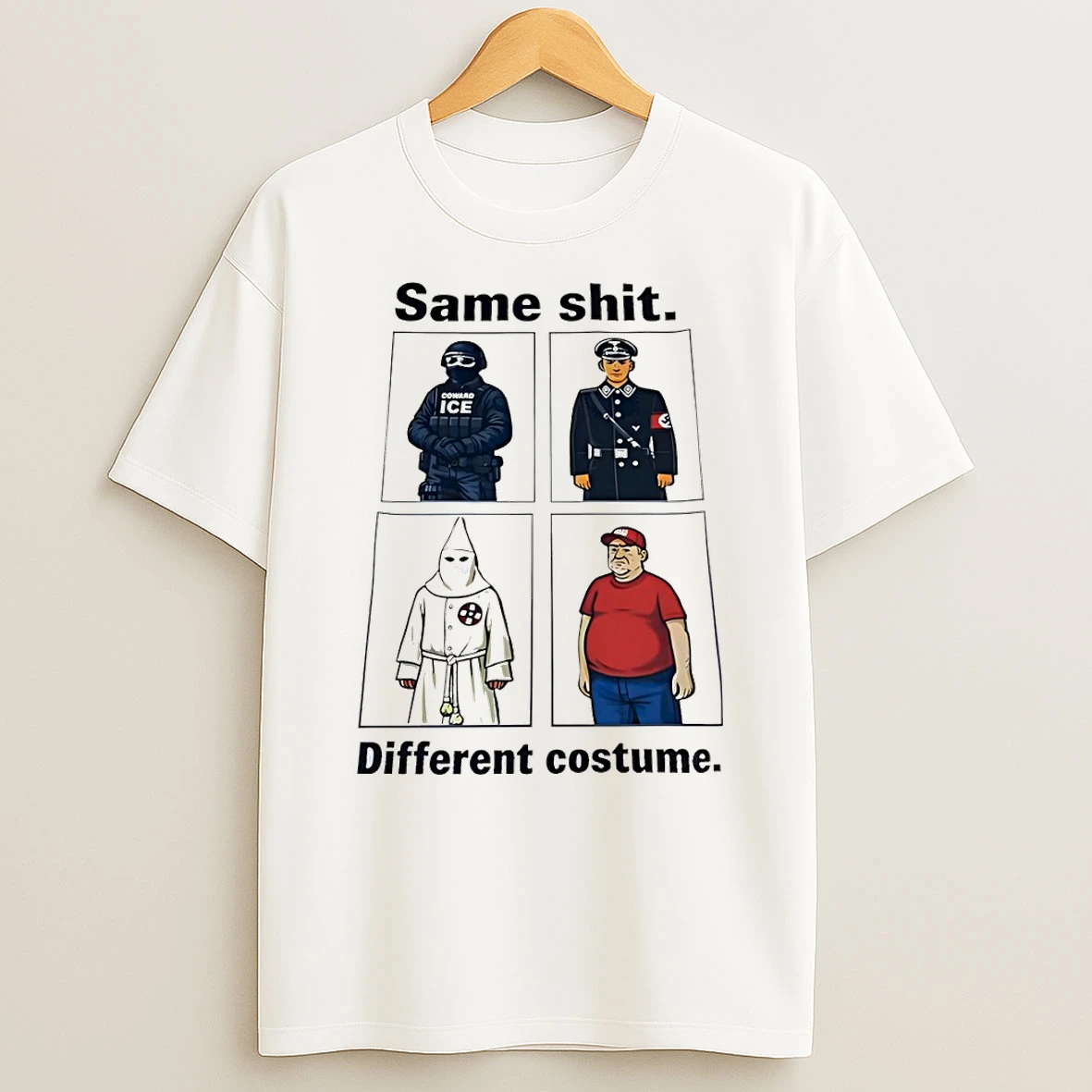 Kkk Maga Same Shit Different Costume Political T Shirt