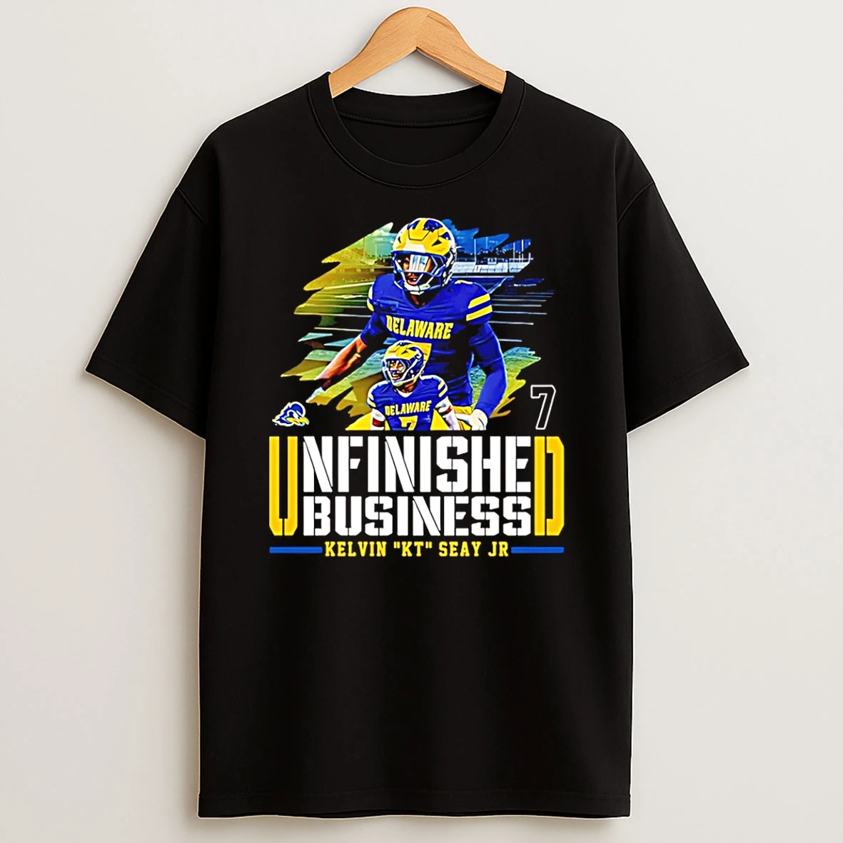 Kt Seay Jr Delaware Football Unfinished Business T Shirt