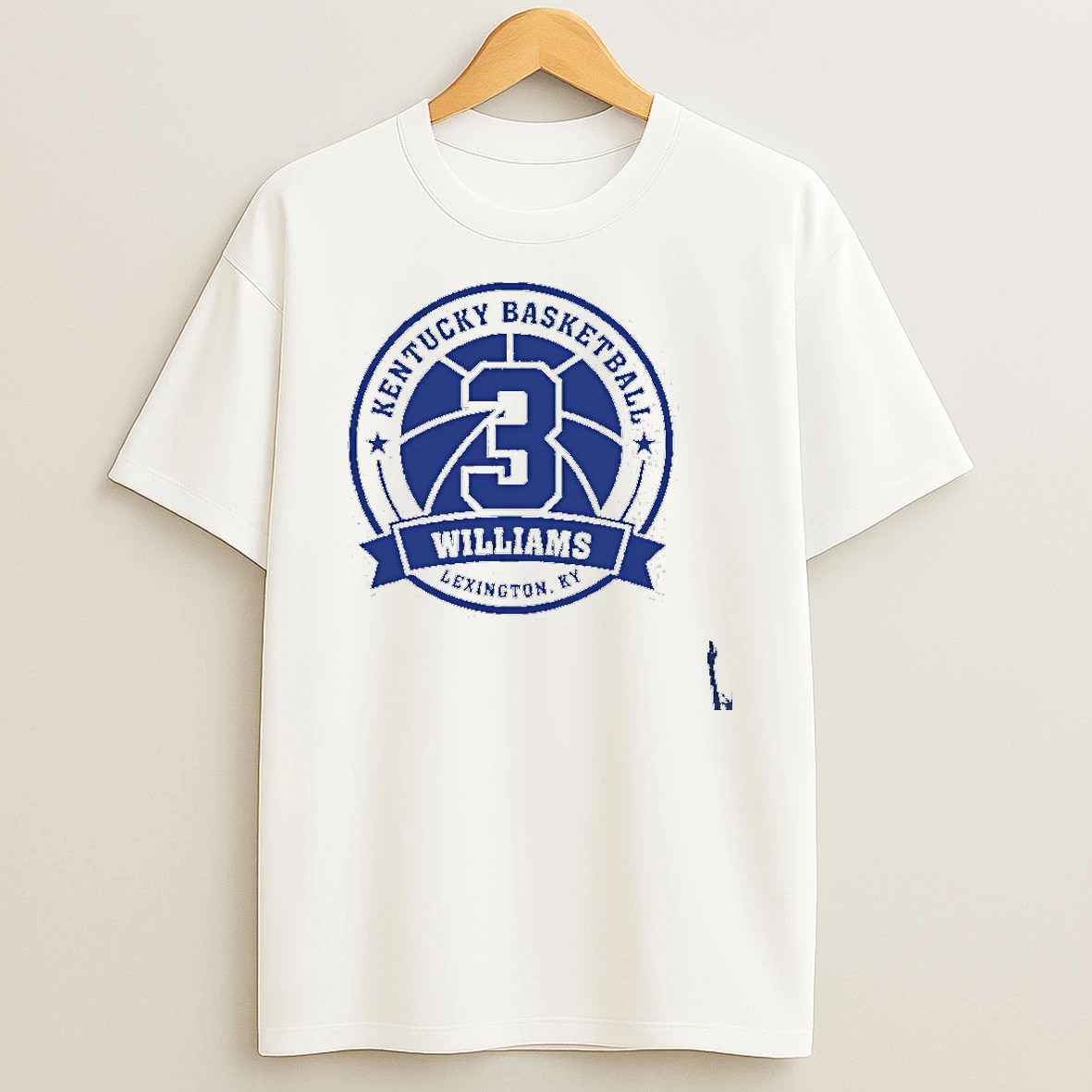 Kam Williams 3 Kentucky Basketball Badge T Shirt