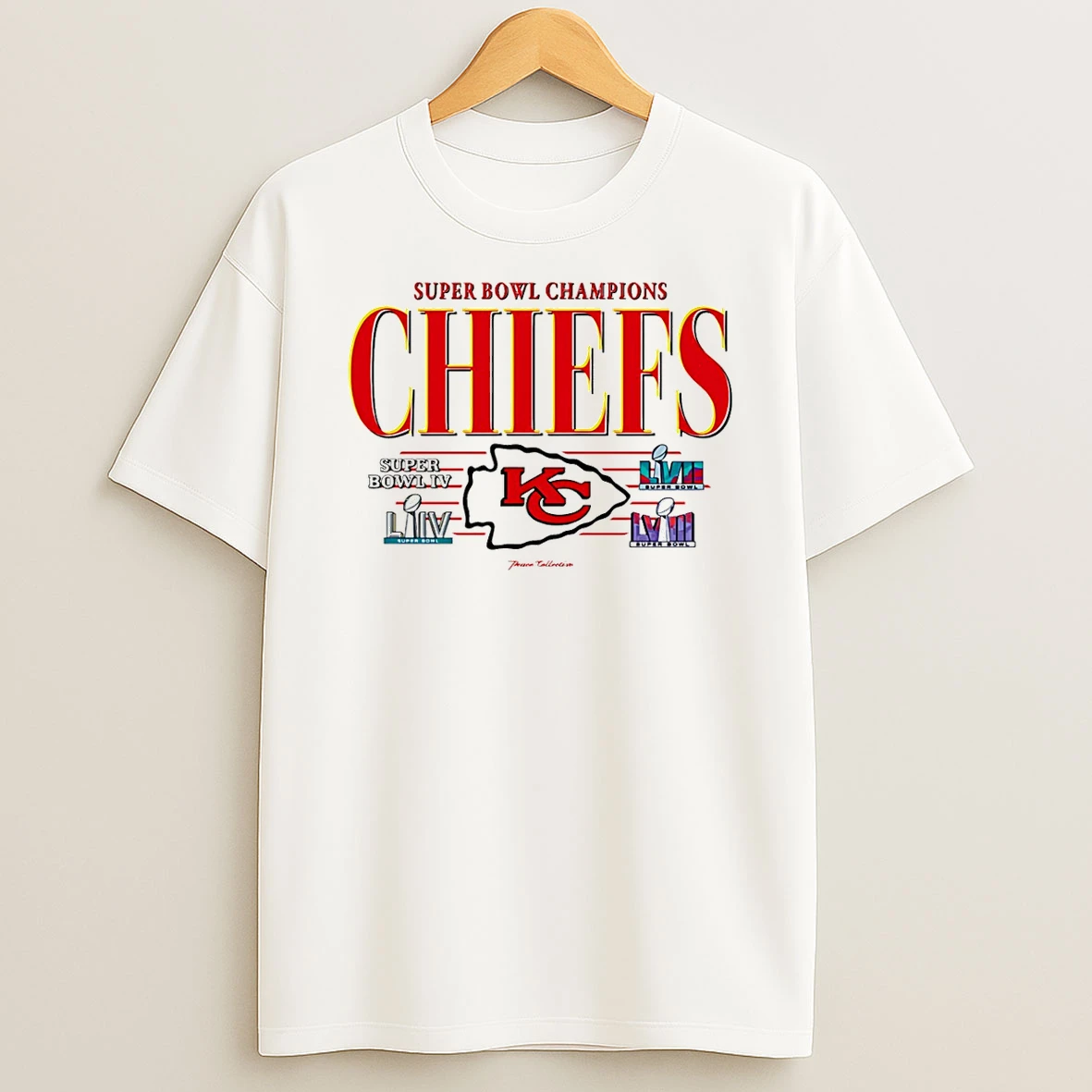 Kansas City Chiefs Super Bowl Champions Iv Liiv Lvii Lviii Vintage T Shirt