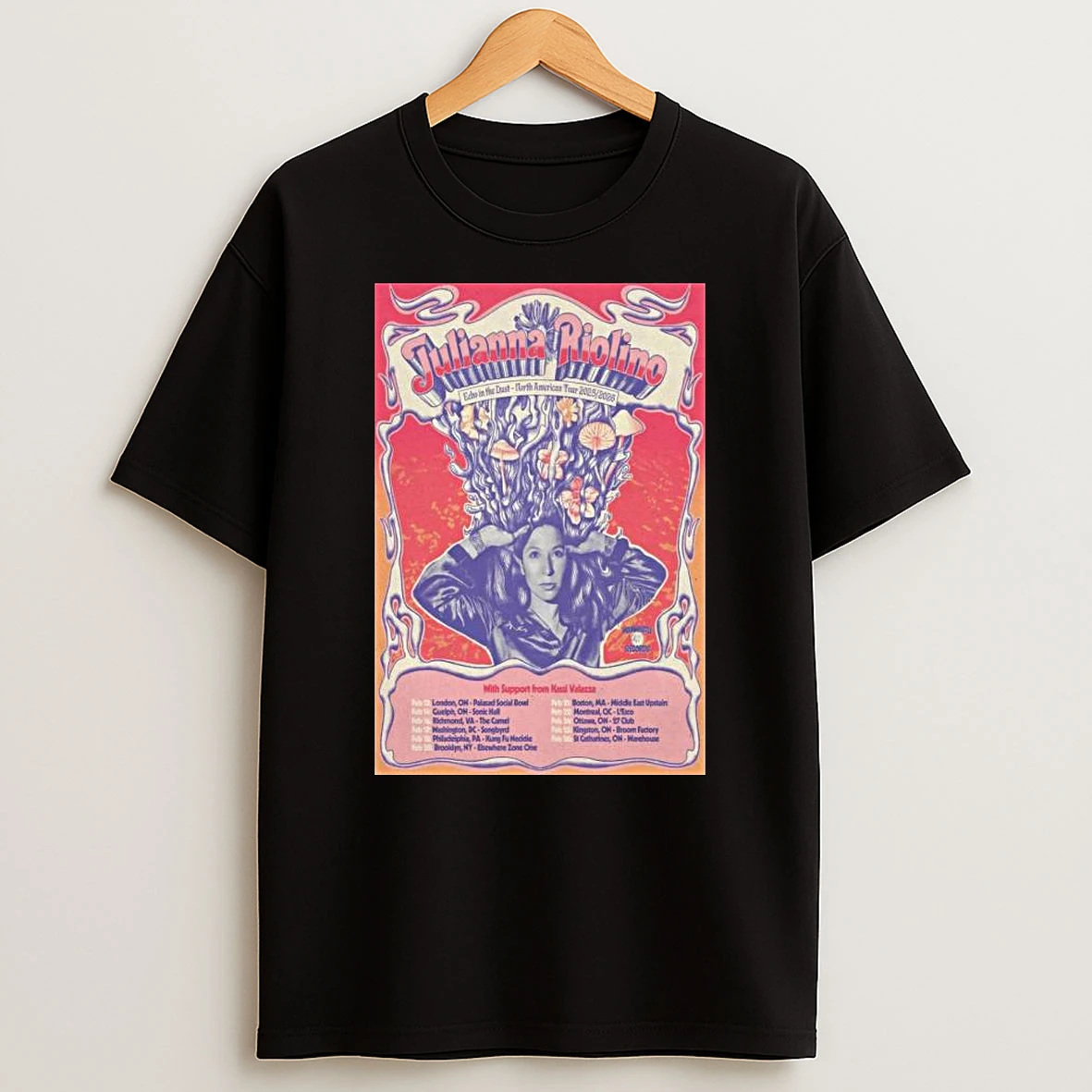 Kassi Valazza North American Tour 2026 T Shirt