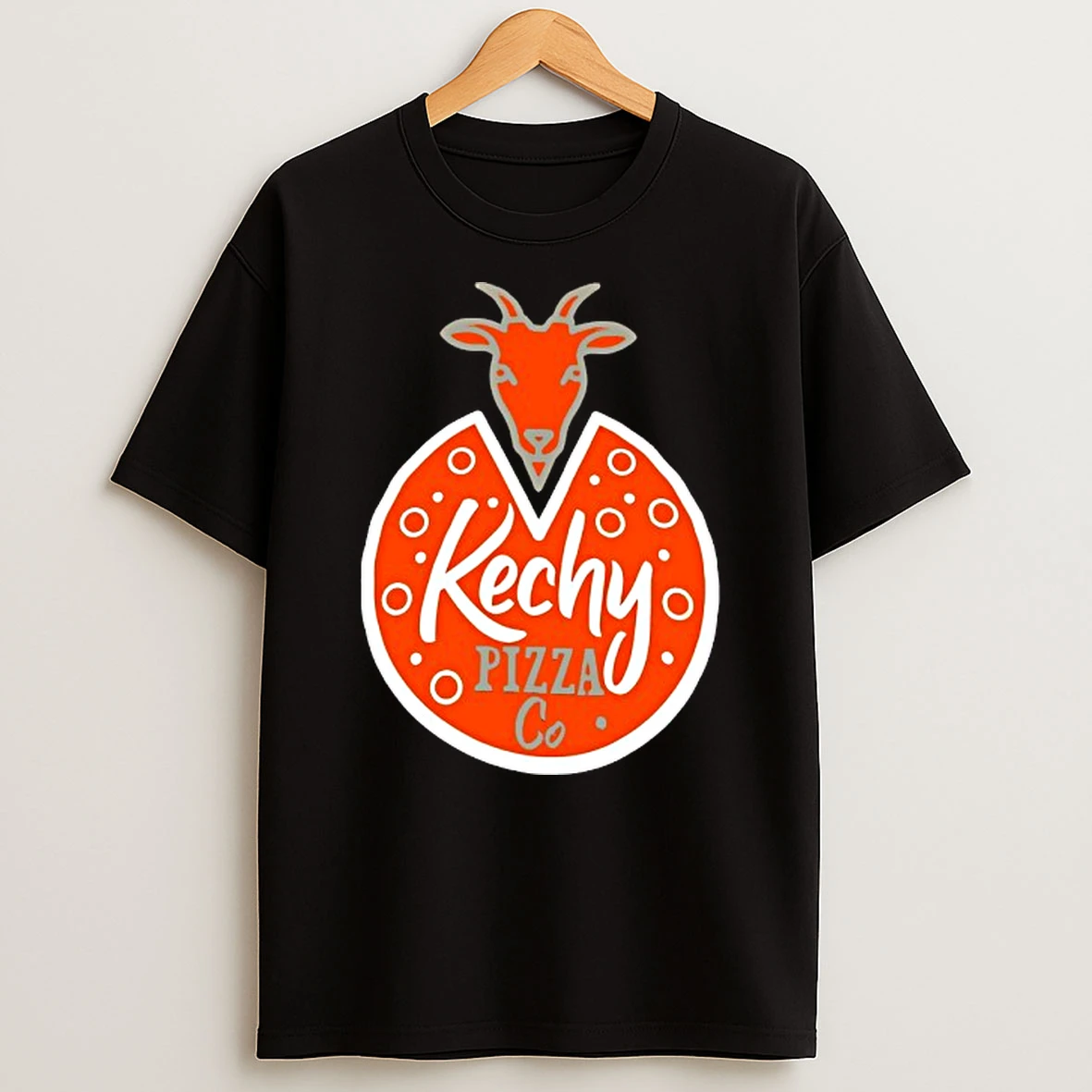 Kechy Pizza Co Logo T Shirt