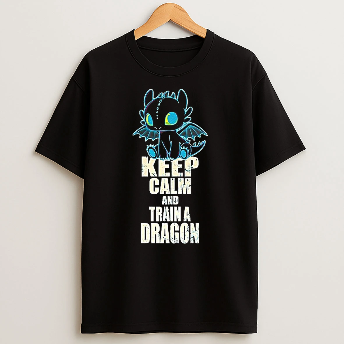 Keep Calm And Train A Dragon Toothless How To Train Your Dragon Cartoon T Shirt