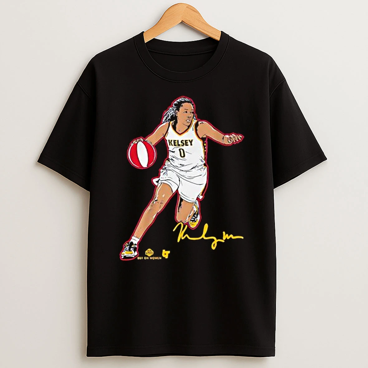 Kelsey Mitchell Superstar Pose Indiana Signature T Shirt