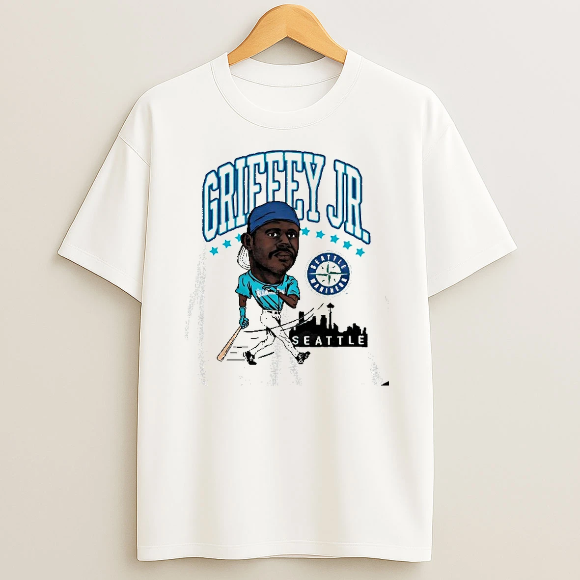 Ken Griffey Jr Walk Off Mariners Seattle Mariners Superstar Caricature T Shirt