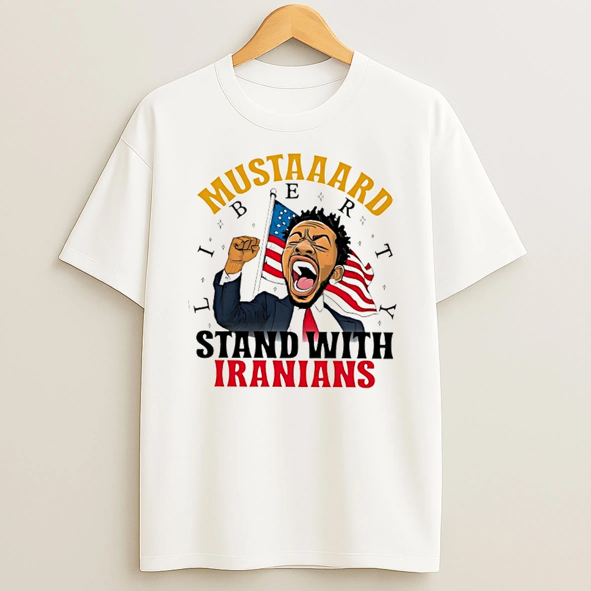 Kendrick Lamar Mustaaard Liberty Stand With Iranians T Shirt