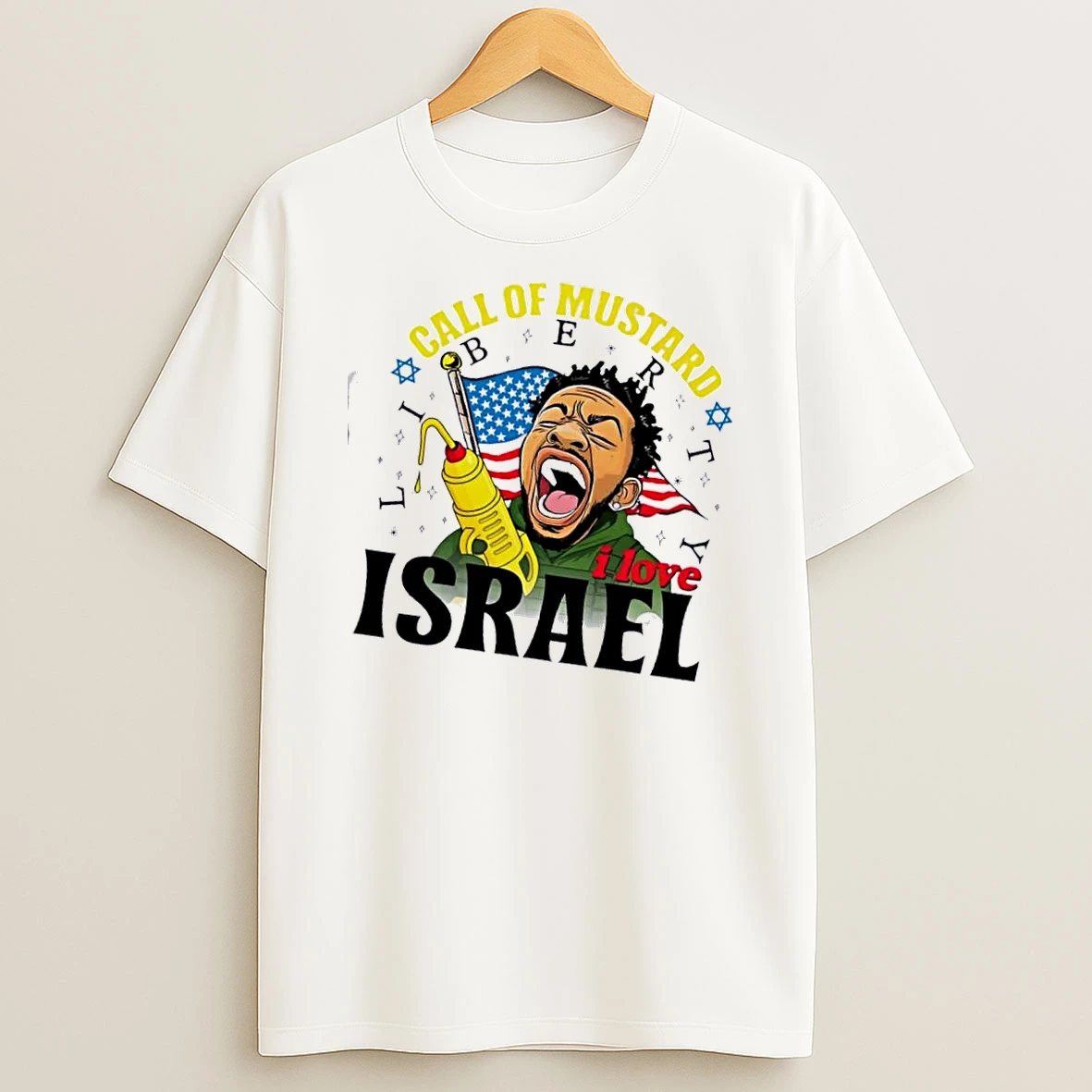 Kendrick Lamar Call Of Mustard Liberty I Love Israel T Shirt