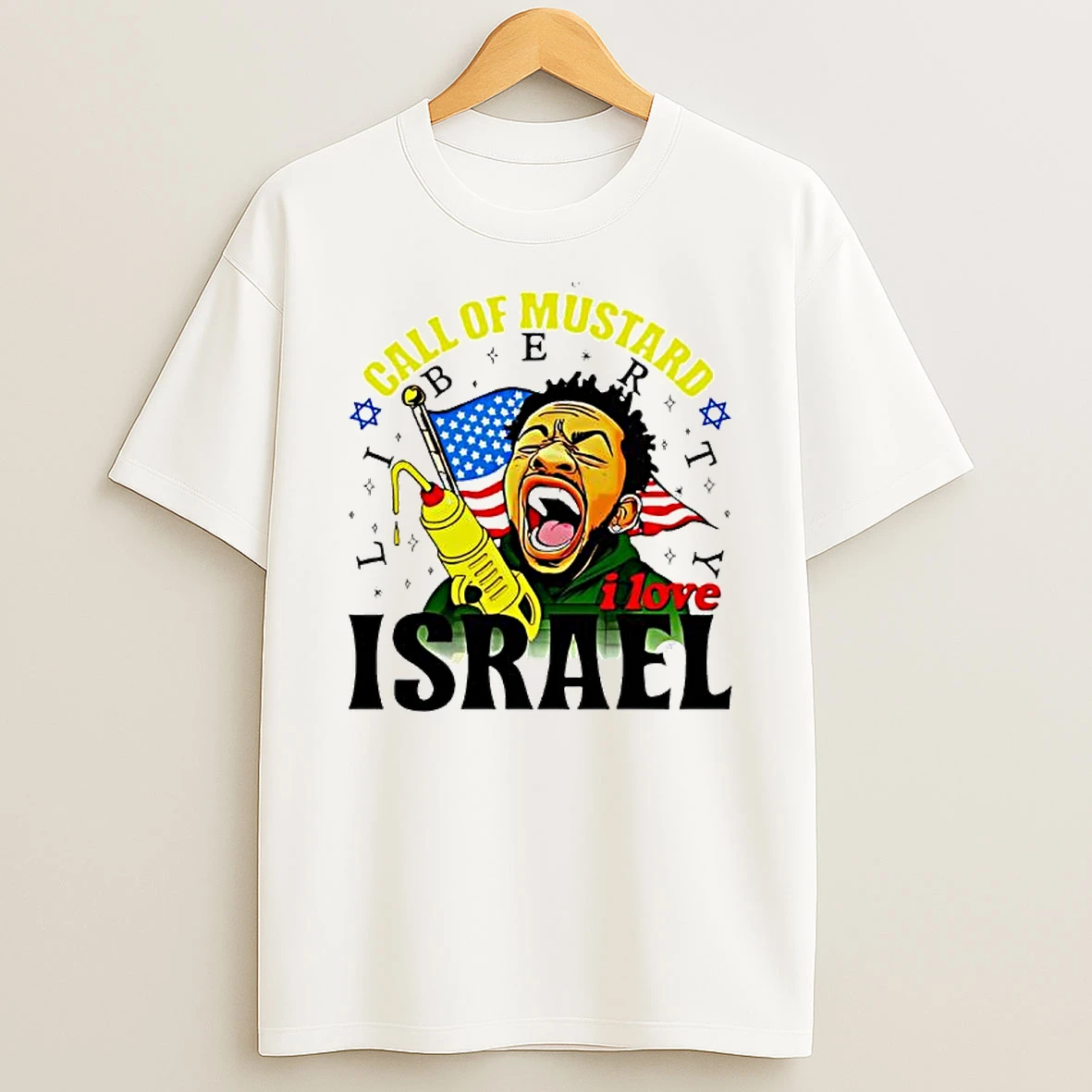 Kendrick Call Of Mustard I Love Israel Graphic T Shirt