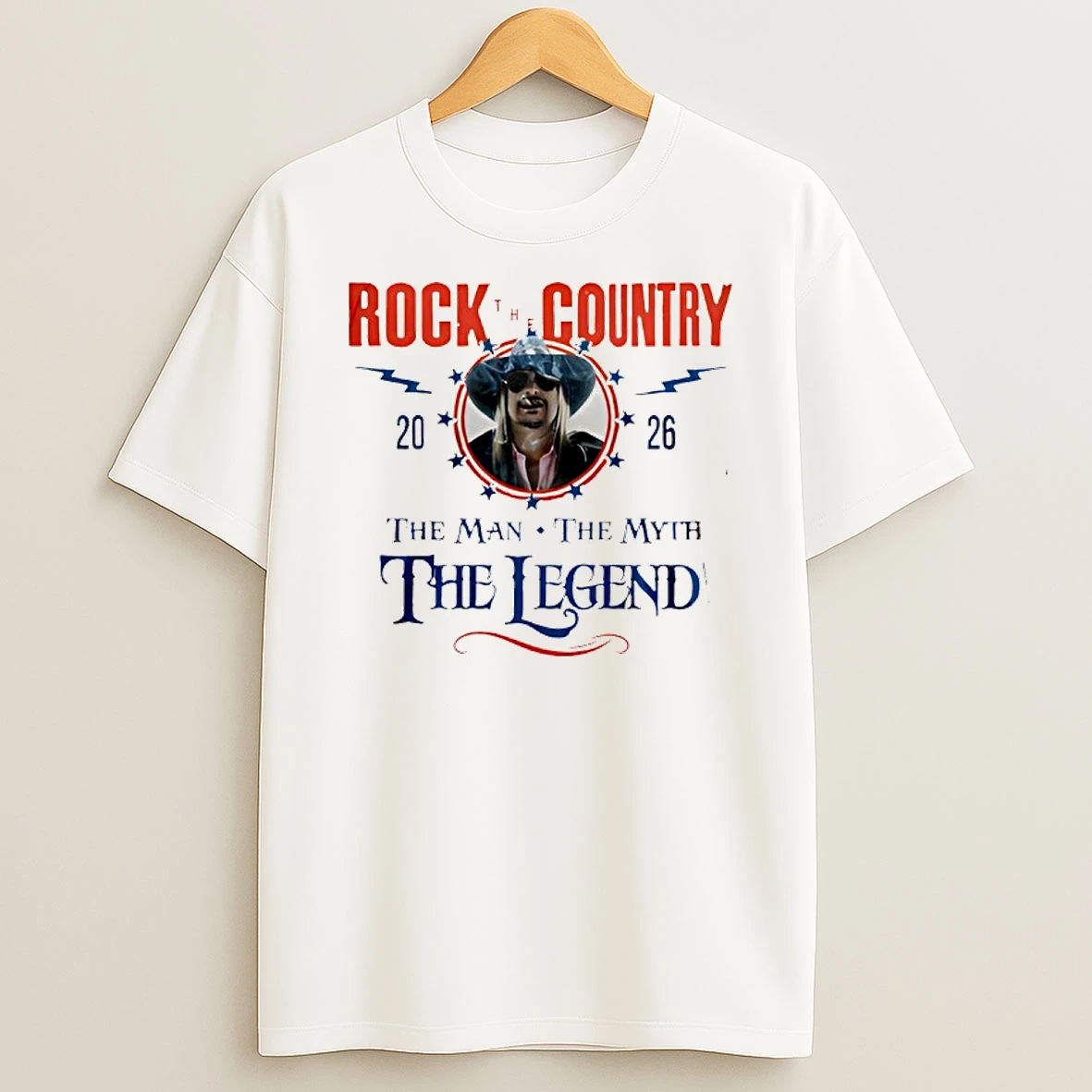 Kid Rock Rock The Man The Myth The Legend The Country 2026 T Shirt