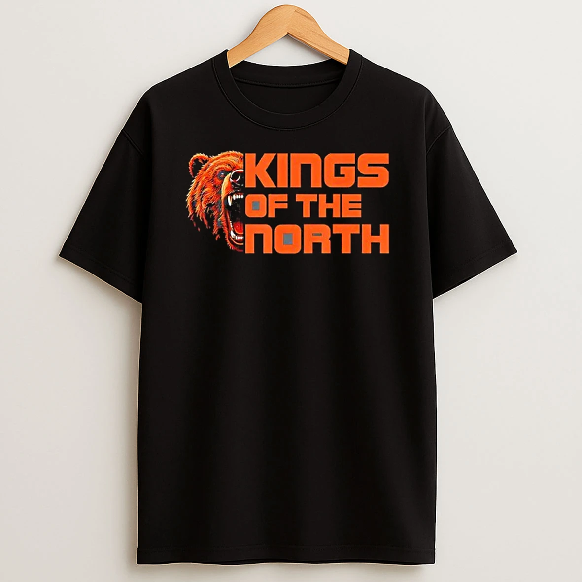 Kings Of The North Roaring Bear Graphic T Shirt