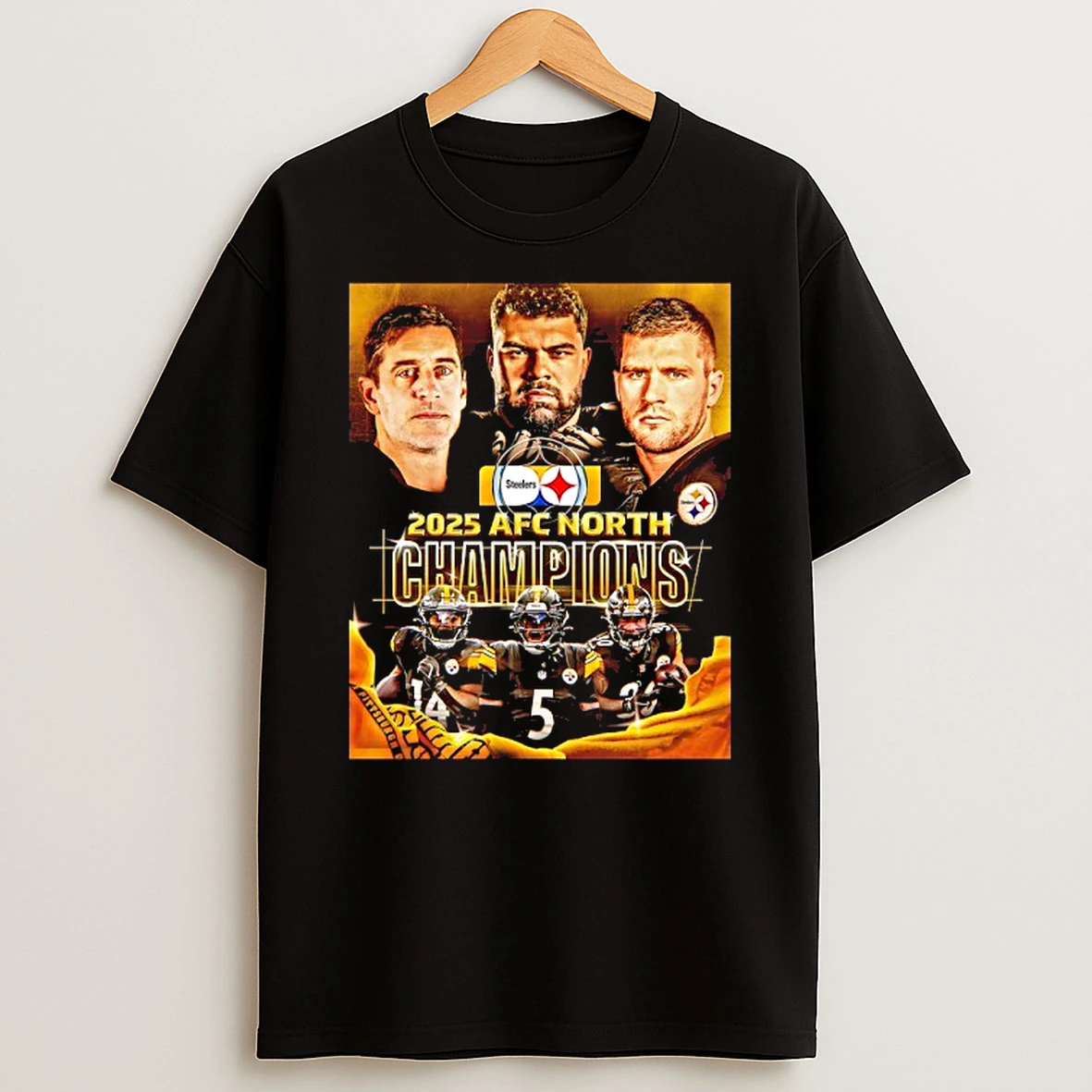Kings Of The North Pittsburgh Steelers 2025 Afc North Champions T Shirt
