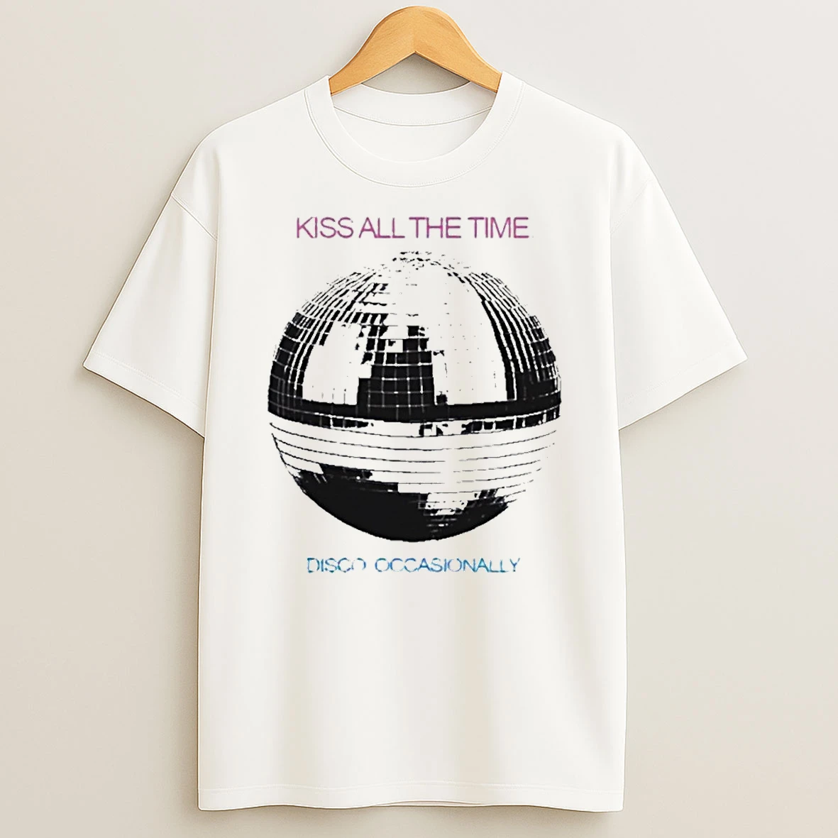 Kiss All The Time Disco Occasionally Hs Concert Album Inspired T Shirt