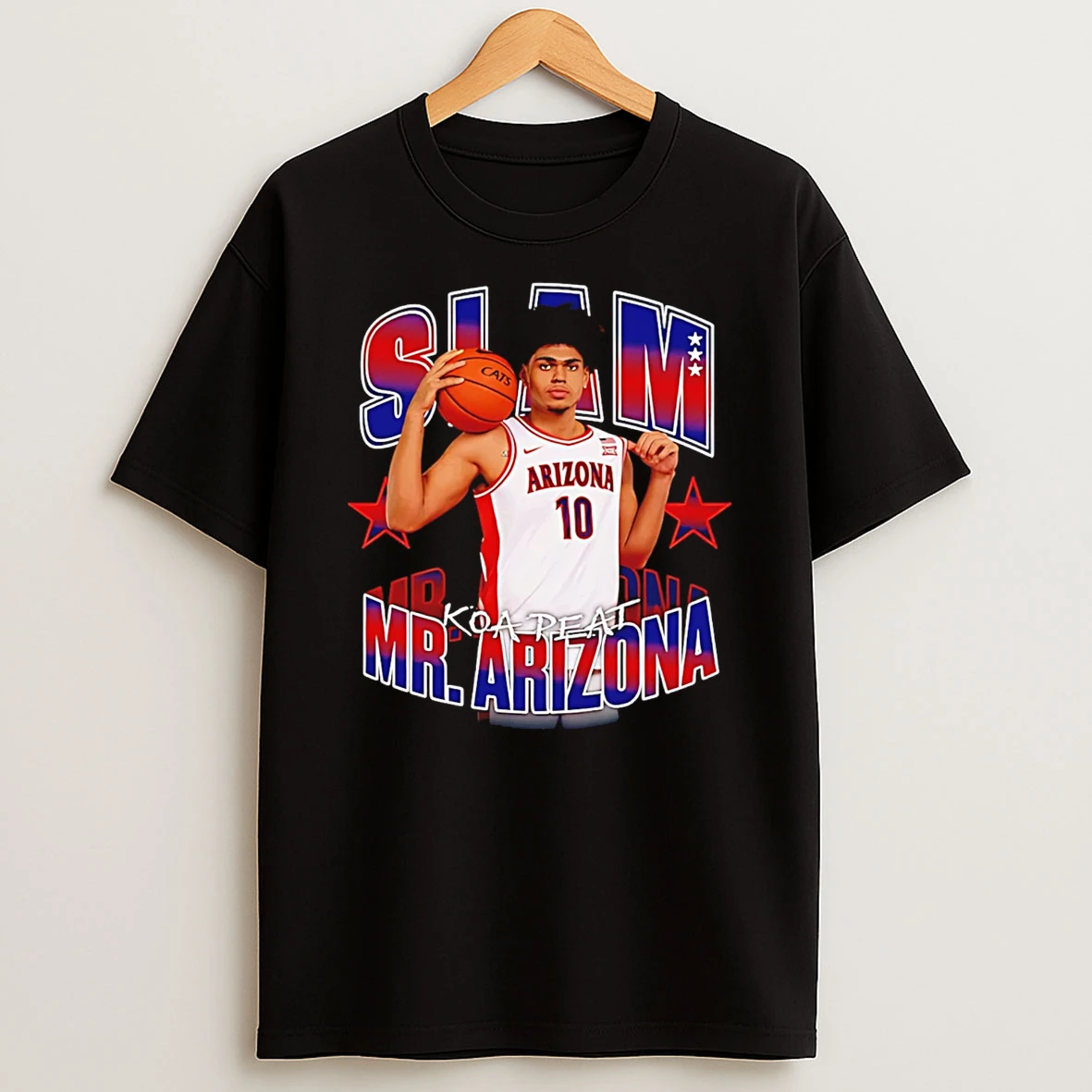 Koa Peat Arizona Wildcats Mr Arizona Slam Signature T Shirt