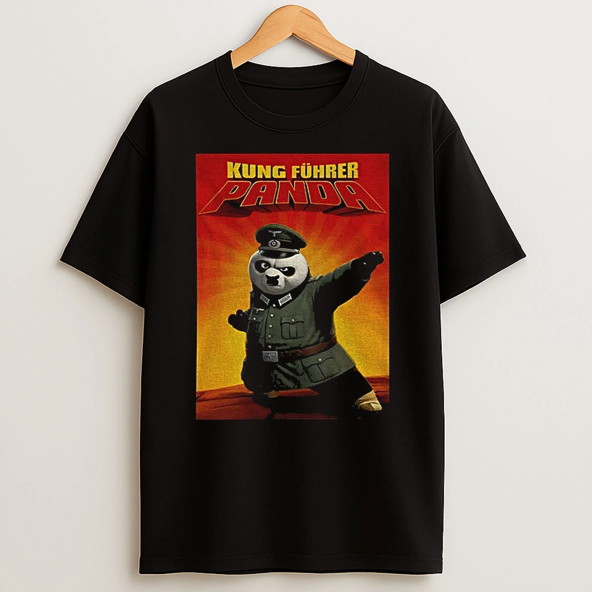 Kung Fuhrer Panda Hitler Parody T Shirt