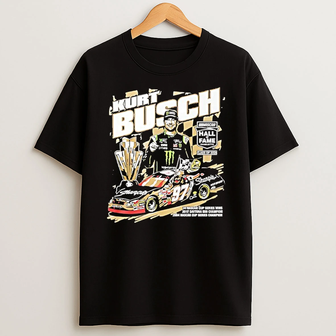 Kurt Busch Nascar Hall Of Fame 2026 T Shirt