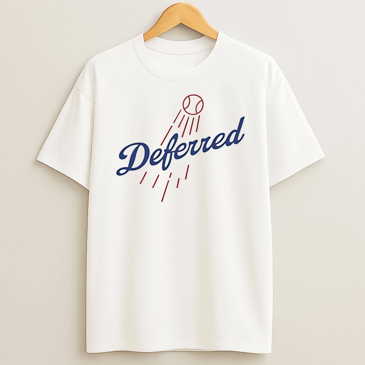 La Deferred Los Angeles Dodgers Logo T Shirt