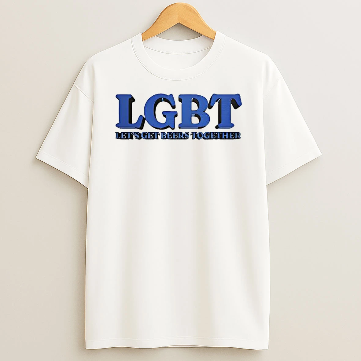 Lgbt Lets Get Beer Together Funny T Shirt